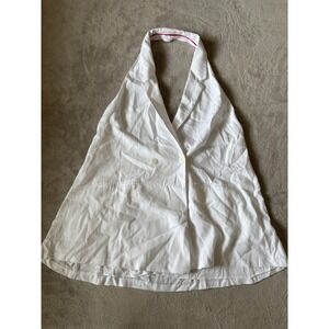 Free People x REVOLVE Ashton Mini Dress‎ Sleeveless Button Down White XL